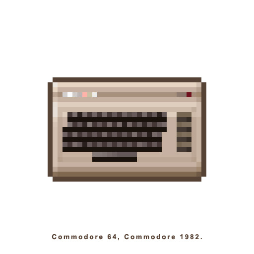 retronator:  pvbroadz:  These are #pixelart computers I did a while back. The Mac