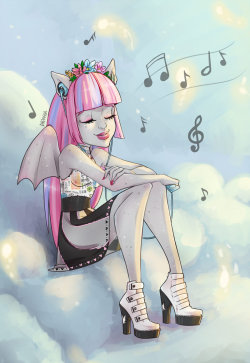 a-drycha:  Rochelle and music [Monster High]