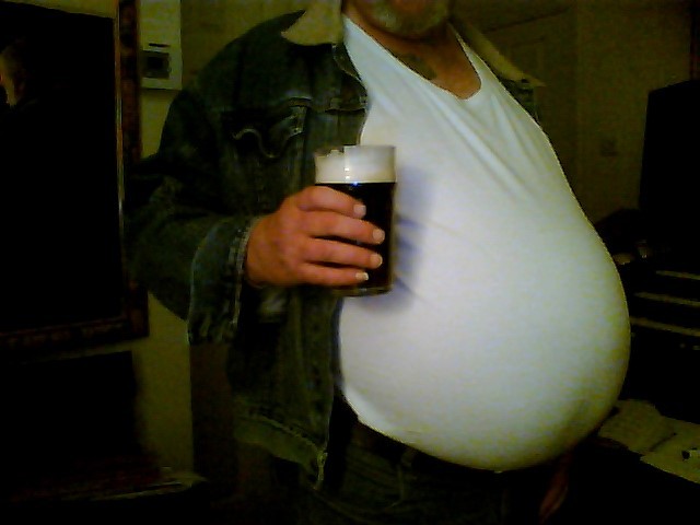 beergutbear:  greggystuff:  A WORD OF WARNING…Don’t play at getting a beer belly,