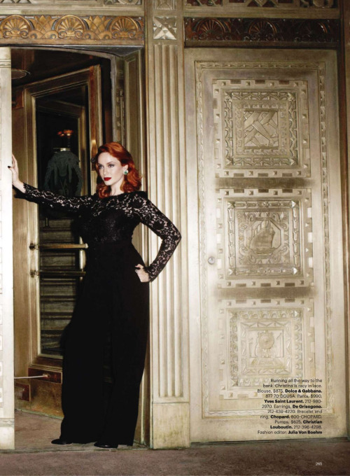 Christina Hendricks For Harper's Bazaar, 2010