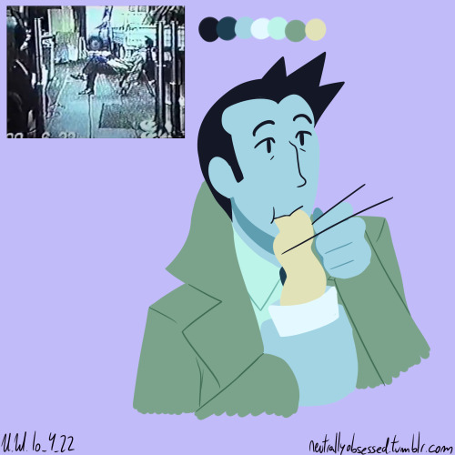 neutrallyobsessed:Prosecutor’s office color-picked from Sekai Turbine (ft. the teapot from 2D 