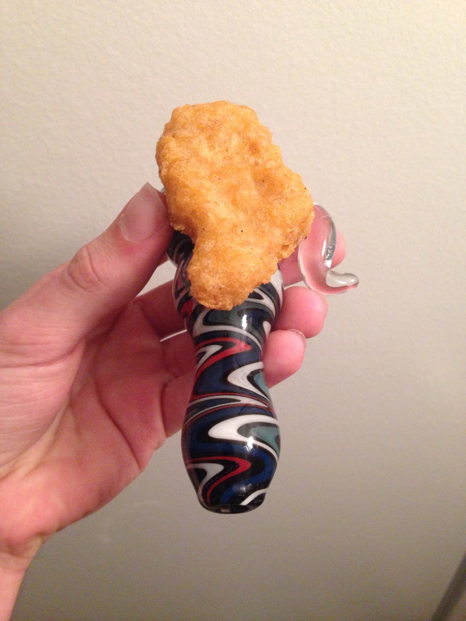 ugly:  bruh look at this nug my dealer hooked it up fat about to get so faded off