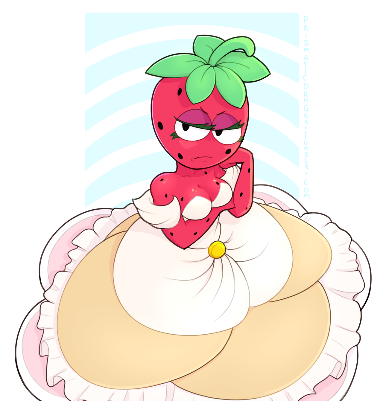 eyzmaster: prismaticdragee: With a strawberry on top? 🍓 Perfect girl! Perfect