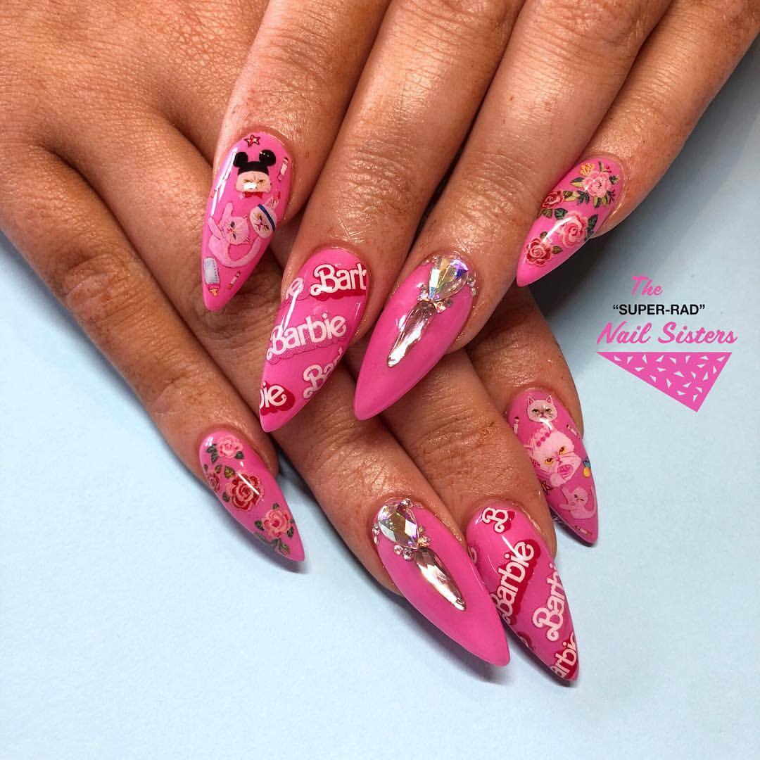Here are my favorite BARBIE-inpspired pink nail shades: CND Cakepop because  it's the perfect pastel base CND Pink Bikini because hot pink… | Instagram