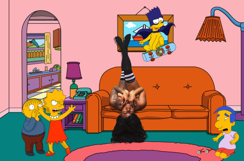 pandareemy: #PervertLife™ presents: deapierre featuring The Simpsons kids Shot by andrewfennel