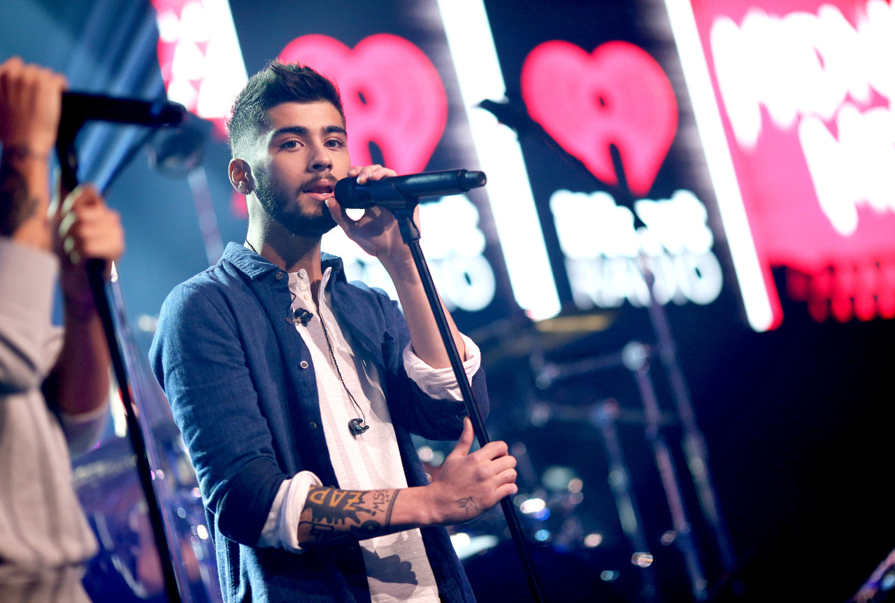 direct-news:  (HQ) Zayn at the “One Direction iHeartRadio Album Release Party”