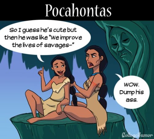 goodvibesndthickthighs: batkatbrown: magesmagesmages: anthonycassetta: (via If Disney princesses had