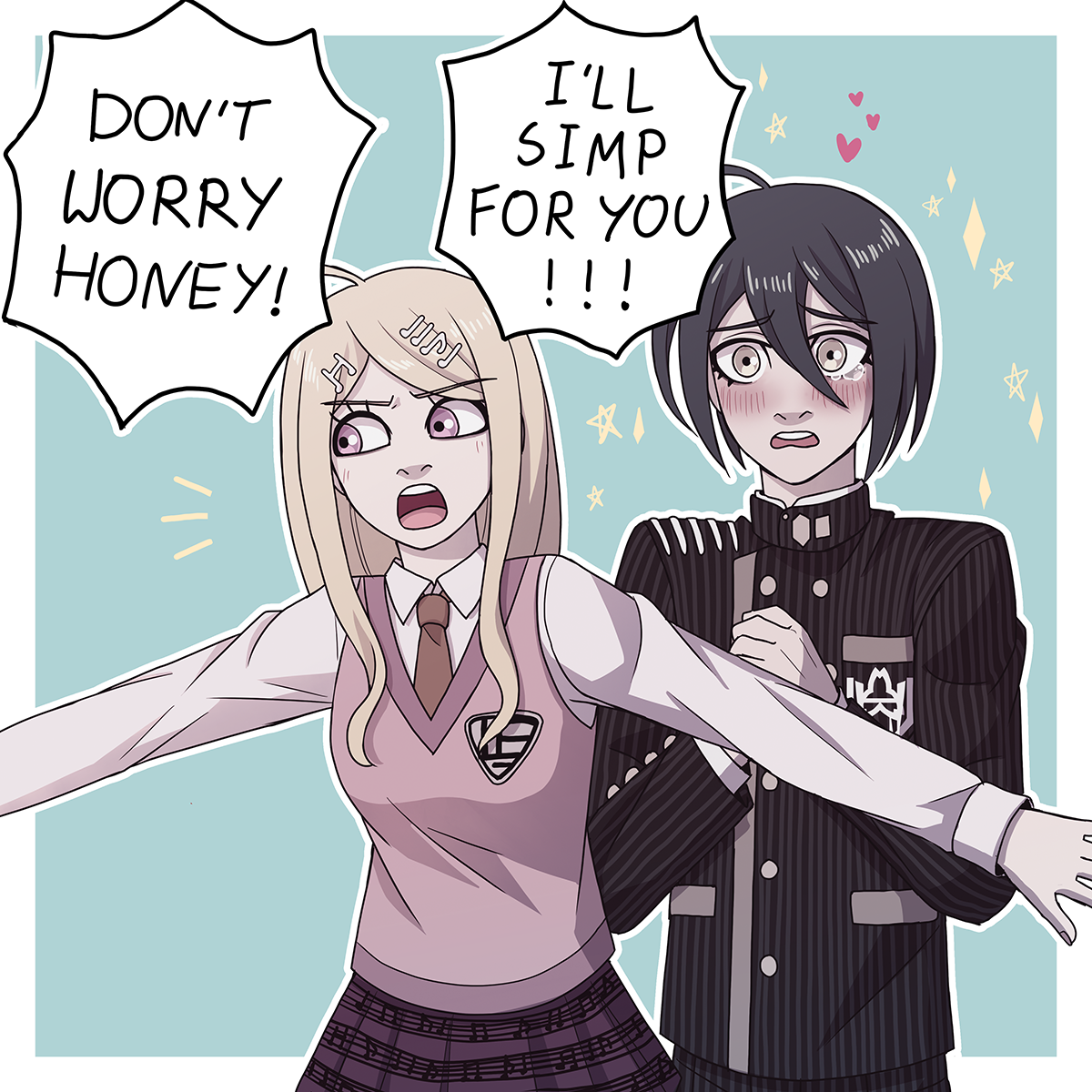 Kaede comes to Shuichi's aid : r/danganronpa