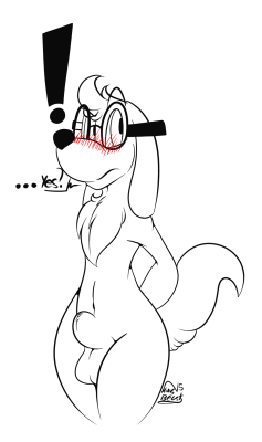 the-big-bad-wolf-art:Last drawing for today, mr peabody looking hot  x: