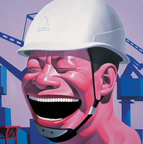 crossconnectmag:  Yue Minjun: Chinese LOL Selfies  Yue Minjun (岳敏君)’s paintings offer a light-hearted approach to philosophical inquiry & contemplation of existence. Drawing connotations to the disparate images of the Laughing Buddha &