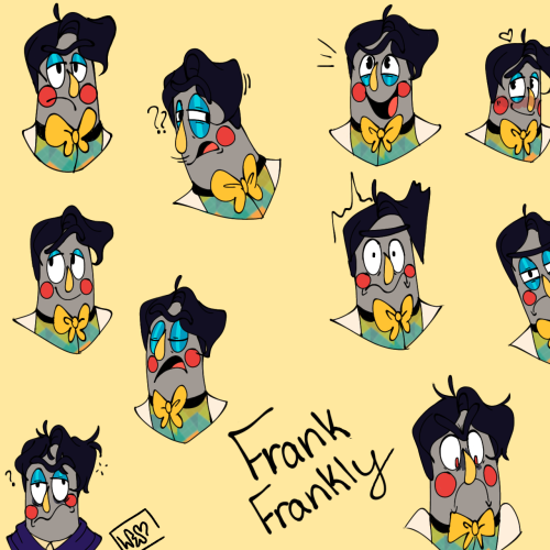 Wanted To Work On Expressions, So Here's Good Old Frank! (I Find His Faces To Be So Enjoyable. Uncolored
