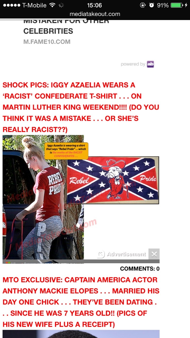 theboycourt:  How could she have rebel pride she’s not even from here