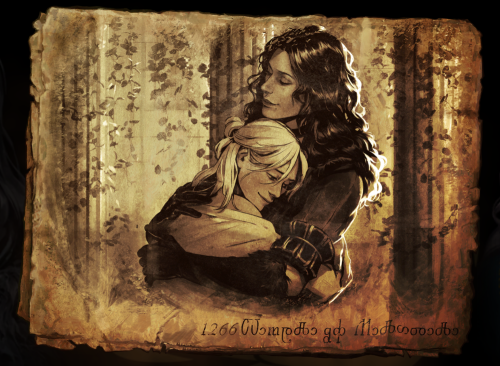 witcherislovewitcherislife:gayeredin: illustration from week 9 of yennefer’s journey in gwent