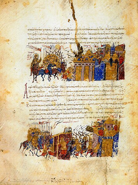 victusinveritas:Illuminations from various Byzantine manuscripts.