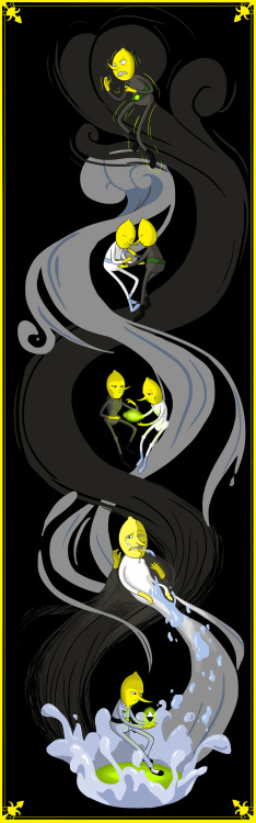 bonesyboop:  Hi. It’s 4 AM. I like Lemongrab. My favourite AT character (coming in second, Ice King and Finn.)Might try to make a better composed version of this later. For now this is good.