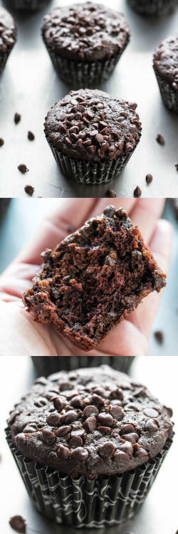 kuhli-fr:mistress-flamecaller:foodffs:TRIPLE CHOCOLATE ZUCCHINI MUFFINSReally nice recipes. Every ho