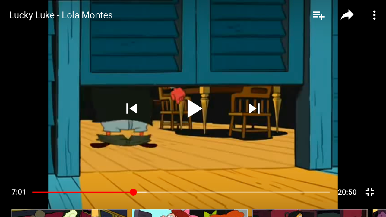 This is from the same episode, Lola Montes. The villain is now out of the saloon,