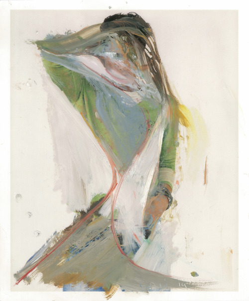 tinei:  2014. 34 x 28 cm. Oil on print. 