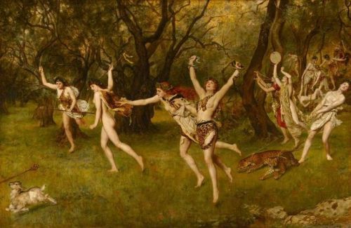 Maenads by John Maler Collier, 1886