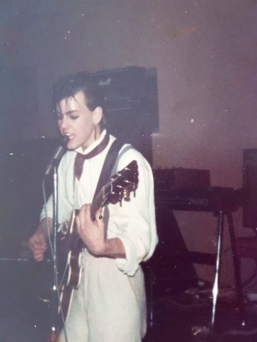 gravesdiggers:Rupert Graves, December 1981. [x] Oh my heart. The 80s were a glorious time.