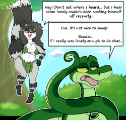 iamaneagle:    Loony Leaf Lemur LadyLooks Lovingly into Lustrous Lenses~Did I ever mention that Eve likes to spy and snoop? Because she definitely does! And it gets her on lots of trouble &gt;&gt;