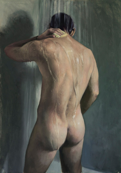 ratatoskryggdrasil: Peter Churcher, Figure in Shower 1