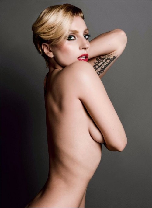 XXX nudecelebritybabes:  Lady Gaga Topless Sexy photo