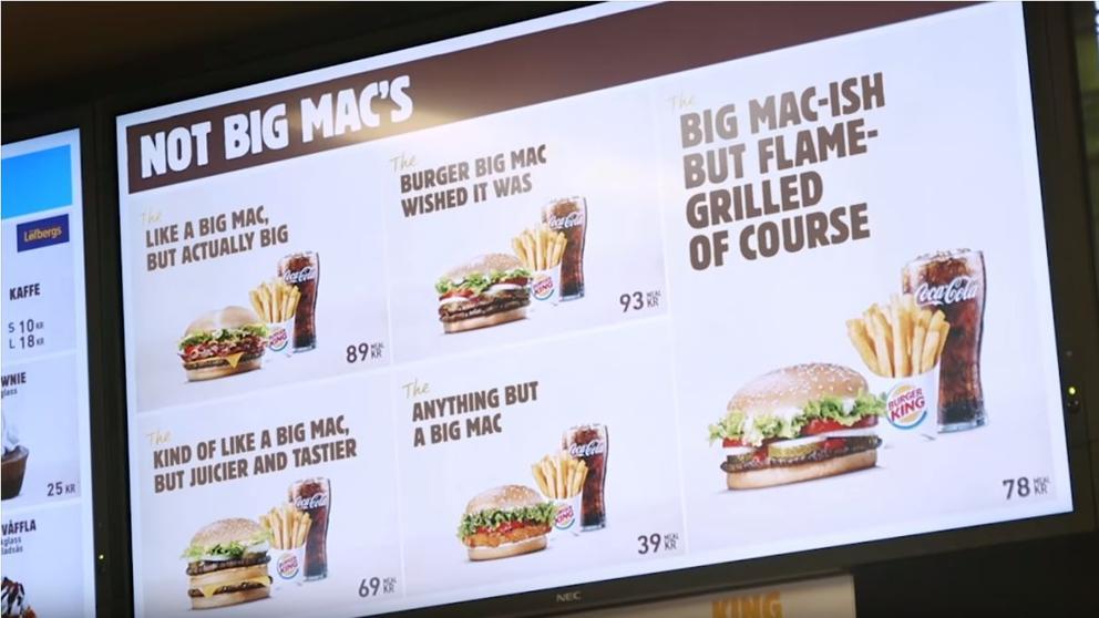 McDonald's loses EU trademark battle over the Big Mac. Burger King starts trolling