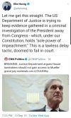 ms-cellanies:liberalsarecool:Republican DOJ in one word: lawlessOnce again Barr is trying to subvert and negate already codified process and law.  Access to grand jury testimony was granted to Congress during the run up to impeachment proceedings for
