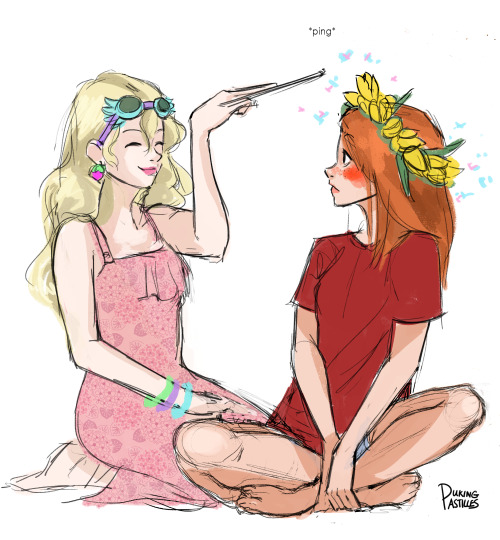 pukingpastilles: Some Ginny x Luna for HP Rare Fest on LJ!Link to full view