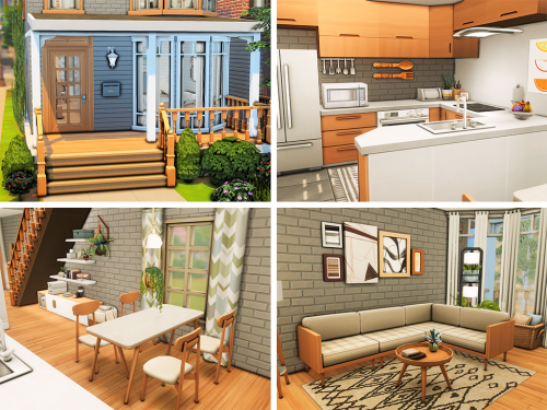 Kenmore (NO CC)  Kinda a townhouse build! It&rsquo;s so cute, I love how it turned out, with lit