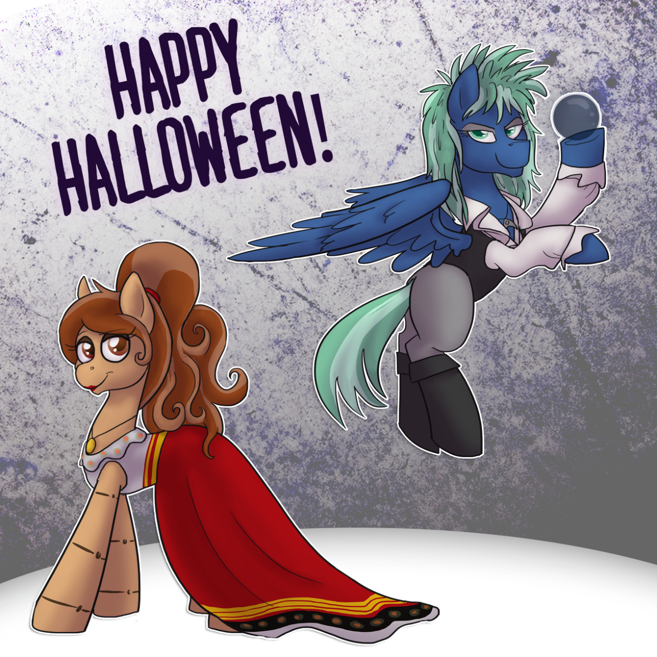 ask-king-sombra:  Happy Halloween! Here’s a big ol’ collaboration celebration!