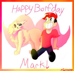 maddadog:  Drew Mark and Chica. Happy Borfday