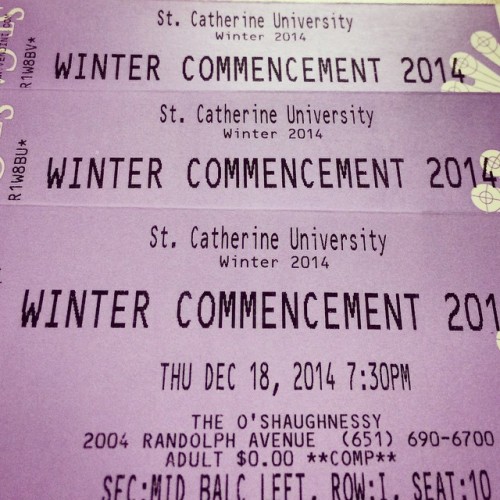 I can&rsquo;t believe that this is actually going to happen! #mystkates #commencement #classof2014 #