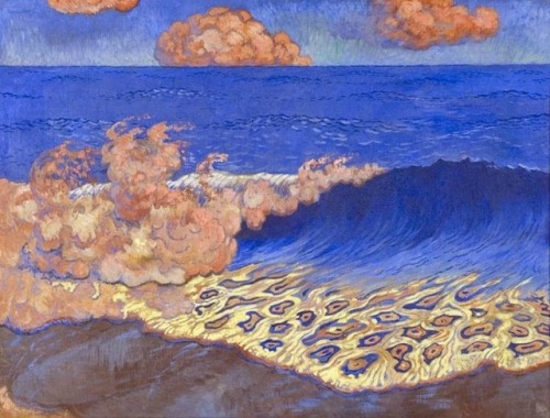 s-i-r-e-n:Blue Seascape, Wave Effect (1893)Georges Lacombe