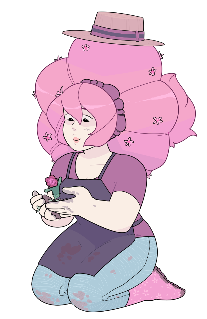 it does make a certain amount of sense that you’d find Rose in a garden.
