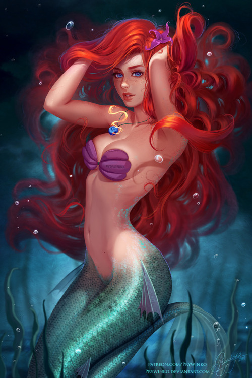 fairy34tales:  Ariel by Prywinko
