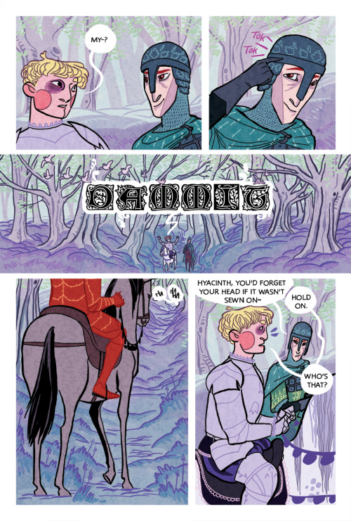 I made a queer arthurian comic! I’m super proud of it! You can get it, plus three other incredible b