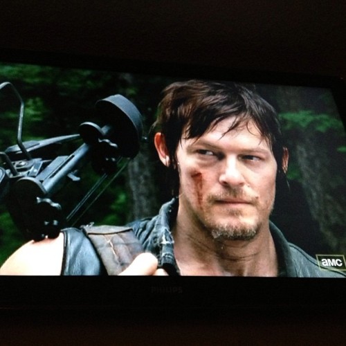 Look at dat face! I’ve been waiting a long time for this! #norman #reedus #thewalkingdead #love