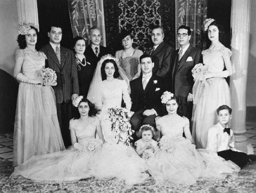 deadtigris: Iraqi Jewish wedding in Baghdad. Iraq, c. 1940’s.