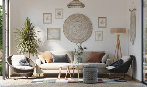 Breathing In Nature & Peace With Scandi-Boho Interiors