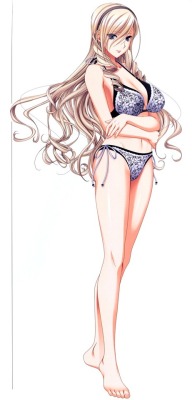 ricotta komori kei walkure romanze celia cumani aintree bikini cleavage swimsuits scanning artifacts | #285748 | yande.re