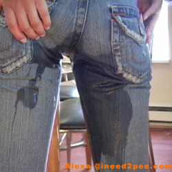 Women wetting their pants - because they
