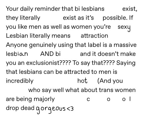 [Image Description: A Tumblr Text-post, Edited Whiteout-poetry Style, And Overwritten In Certain Places.