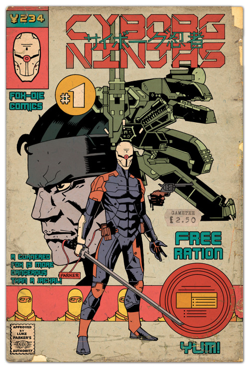 thomasheger:  Cyber Ninjas Comics throughout the last two decades (source) 
