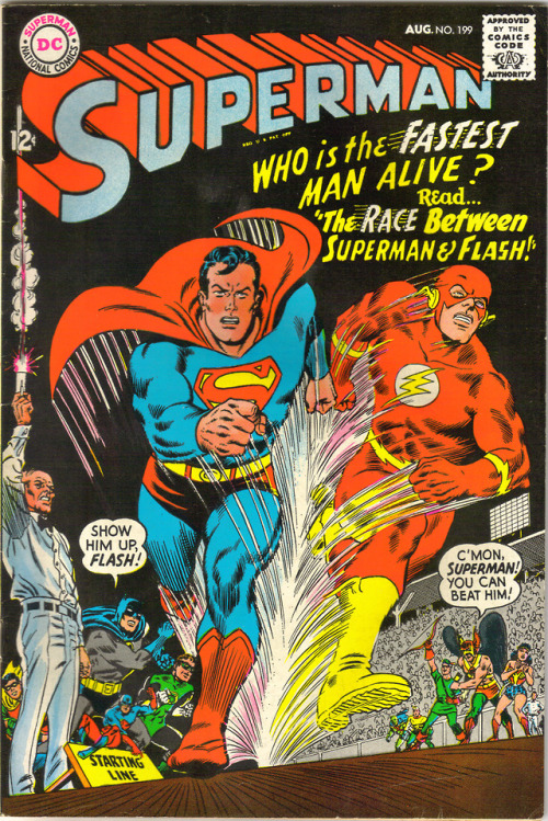 Superman Vol 1 #199 (August, 1967)Original cover: Carmine Infantino, Murphy Anderson Recreation: Dar