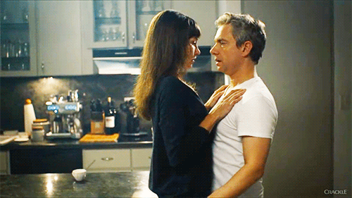 geek-royalty:Phil Rask Martin Freeman and his evil kissing and biting in StartUp: Part II