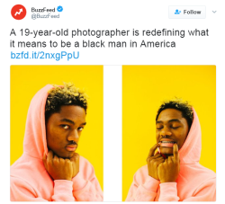 blackfashion: the-real-eye-to-see:   This Gorgeous Photo Series Crushes Stereotypes About Black Masculinity  Loftin shot the photo series after seeing the stark contrast between the Google results for “black boy in hoodie” and “white boy in hoodie.”