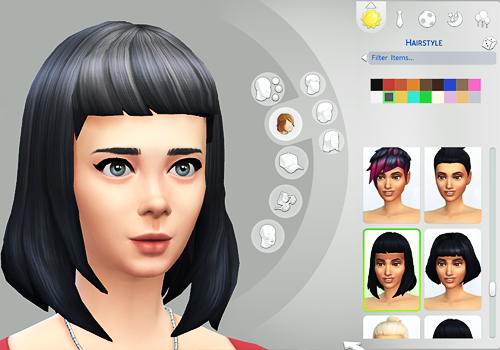 As promised to that one anon, here&rsquo;s the Cleo hair, in Maxis colours only. Sorry they&