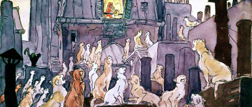 chriisevanss:Concept Art for Disney’s The Aristocats.